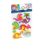 ACCESORII CREATIE STICKER GUMAT 8 DINOZAURI