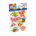Accesorii Creatie Sticker Gumat 8 fluturi