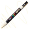 Marker cu vopsea acrilica – varf rotund 0.9 1.3mm PC 3M Uni Posca Ivory pentru desen, scriere, colorare și proiecte creative.