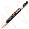 Marker cu vopsea acrilica – varf rotund 0.9 1.3mm PC 3M Uni Posca Beige pentru desen, scriere, colorare și proiecte creative.