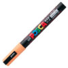 Marker cu vopsea acrilica – varf rotund 0.9 1.3mm PC 3M Uni Posca Light Soybean pentru desen, scriere, colorare și proiecte creative.