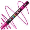 Marker cu vopsea acrilica – varf rotund 0.9 1.3mm PC 3M Uni Posca Fuchsia pentru desen, scriere, colorare și proiecte creative.