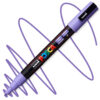 Marker cu vopsea acrilica – varf rotund 0.9 1.3mm PC 3M Uni Posca Lilac pentru desen, scriere, colorare și proiecte creative.