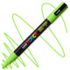Marker cu vopsea acrilica – varf rotund 0.9 1.3mm PC 3M Uni Posca Apple Green pentru desen, scriere, colorare și proiecte creative.