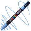 Marker cu vopsea acrilica – varf rotund 0.9 1.3mm PC 3M Uni Posca Slate Grey pentru desen, scriere, colorare și proiecte creative.