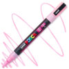 Marker cu vopsea acrilica – varf rotund 0.9 1.3mm PC 3M Uni Posca Glitter Pink pentru desen, scriere, colorare și proiecte creative.