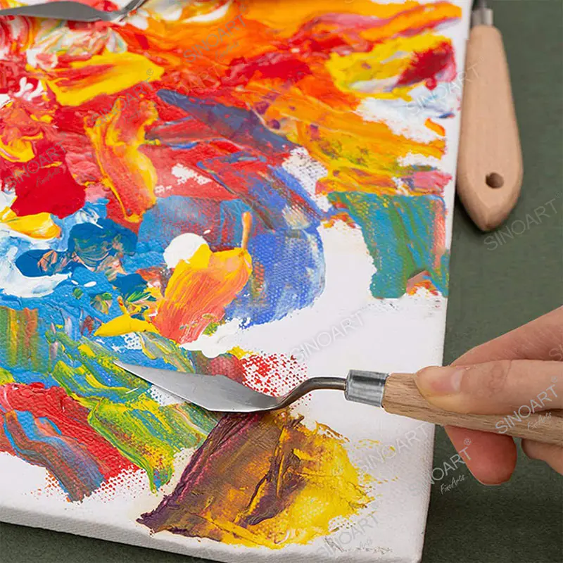 Set 5 cuțite pentru pictură SinoArt pentru școală, desen, pictură, hobby și proiecte creative.