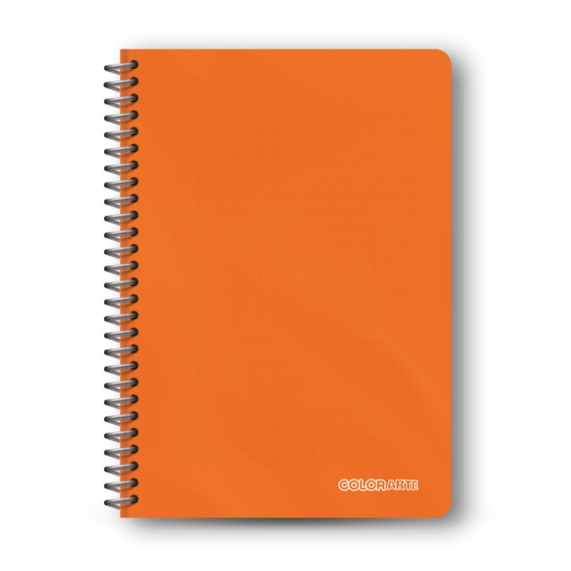 Caiet A4, 80 file, dictando, cu spirala, coperta plastic 350microni, 70g/mp Colorarte - imagine 3
