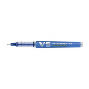 Roller V5 Hi-Tecpoint 0.5 mm albastru reincarcabil Pilot