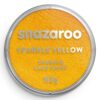 Culori pictură pe față 18ml Sparkle Colors Snazaroo 221 Sparkle Yellow pentru școală, desen, pictură, hobby și proiecte creative.