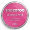 Culori pictură pe față 18ml Sparkle Colors Snazaroo 581 Sparkle Pink pentru școală, desen, pictură, hobby și proiecte creative.