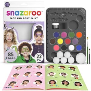 Set 12 culori pictura pe fata - Ultimate Party Snazaroo