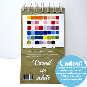 Carnet de schite 160g/m 90x150mm 40 file