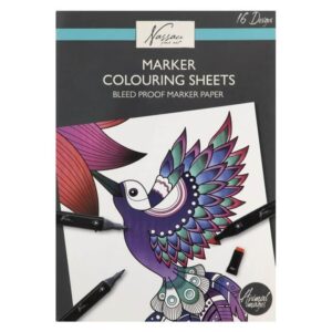 Carte de colorat pentru marker - Animale Grafix