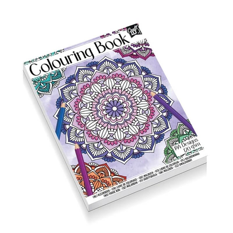 Carte de colorat 72 coli - Flori Mandala Grafix - imagine 4