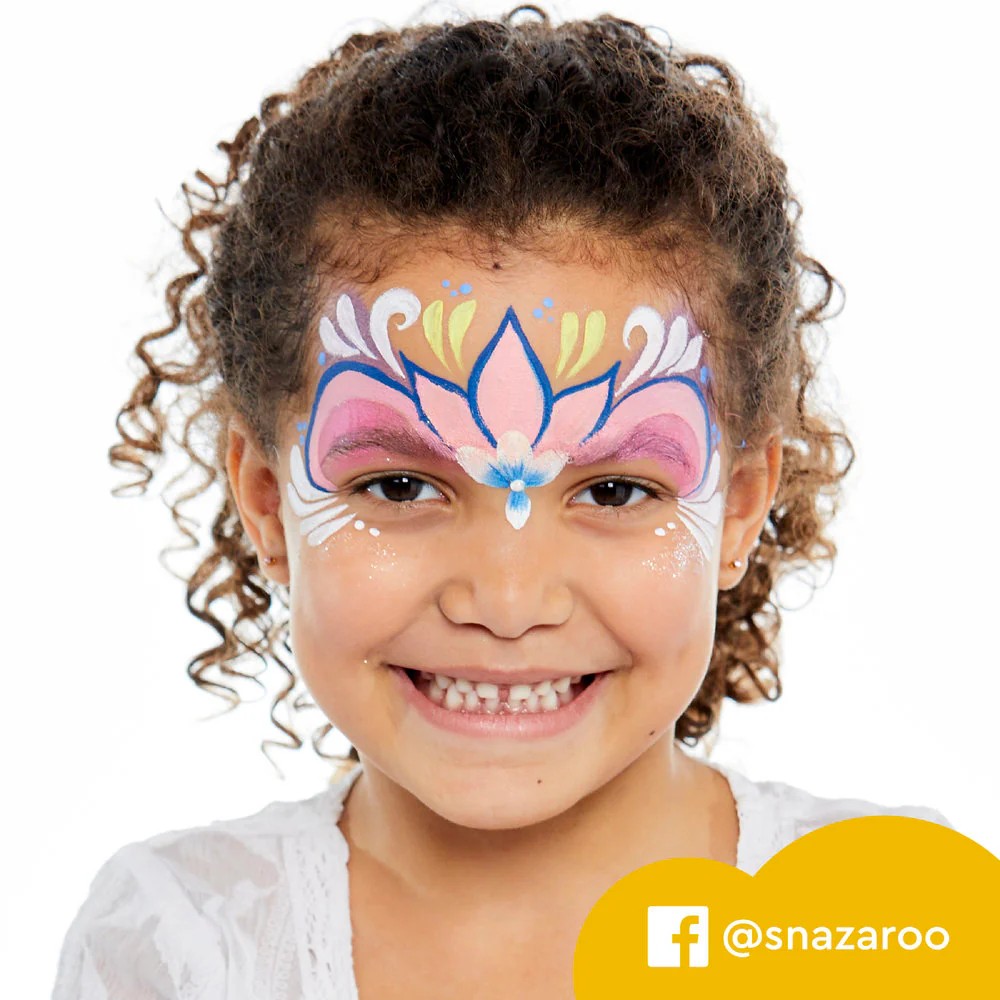 Set 8 culori pictură pe față Unicorn Snazaroo pentru școală, desen, pictură, hobby și proiecte creative.