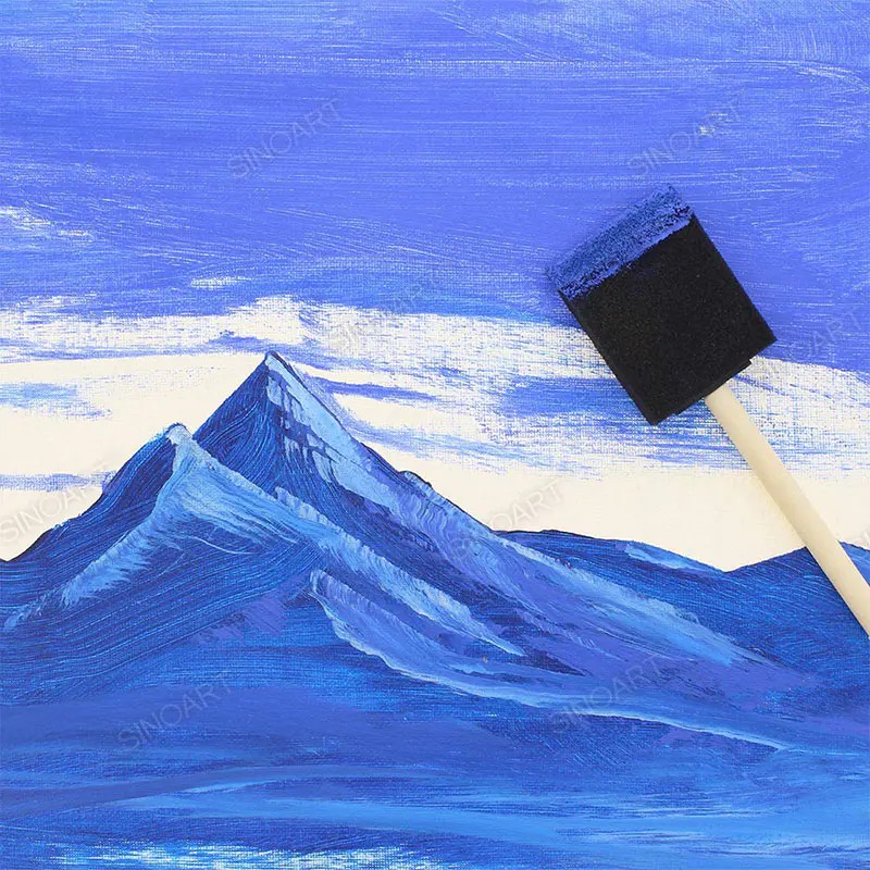 Pensula tip burete dreptunghiular SinoArt pentru pictură, desen, hobby și proiecte artistice.