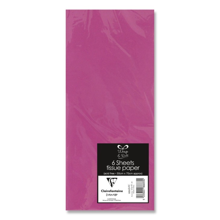 Hartie de Matase set 6 foi 50x70cm Fuchsia
