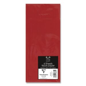 Hartie de Matase set 6 foi 50x70cm Rosu