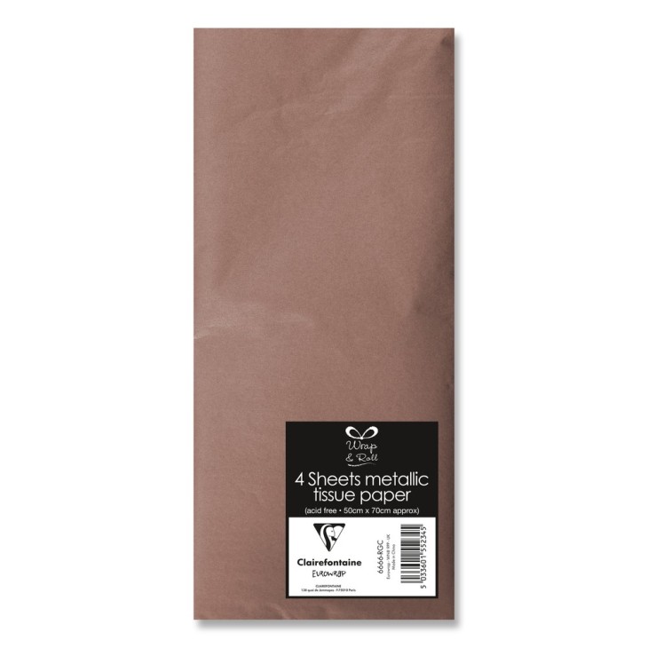 Hartie de Matase set 4 foi 50x70cm Rose Gold
