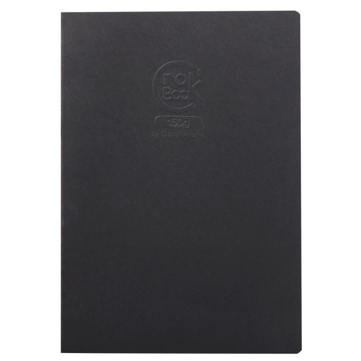 Carnet schite si desen 160g 20 foi Crook’Book Clairefontaine pentru școală, desen, pictură, hobby și proiecte creative.