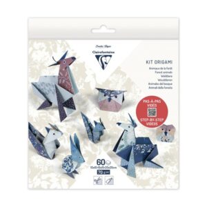 Hartie Origami set 60 Foi Animals Clairefontaine