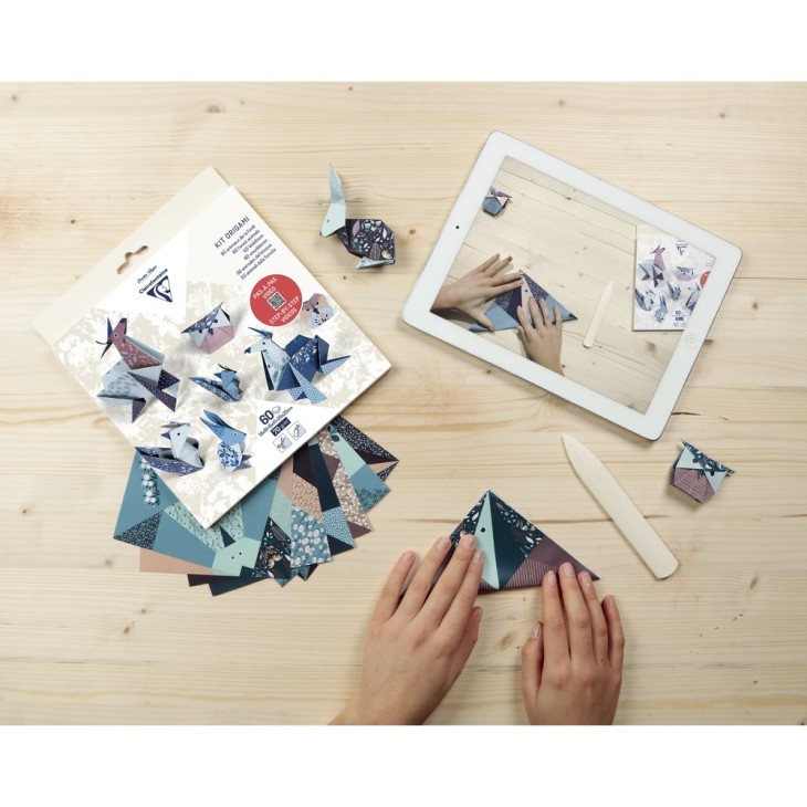 Hartie Origami set 60 Foi Animals Clairefontaine - imagine 4