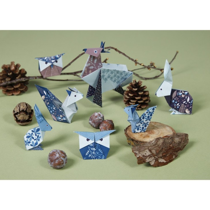 Hartie Origami set 60 Foi Animals Clairefontaine - imagine 5