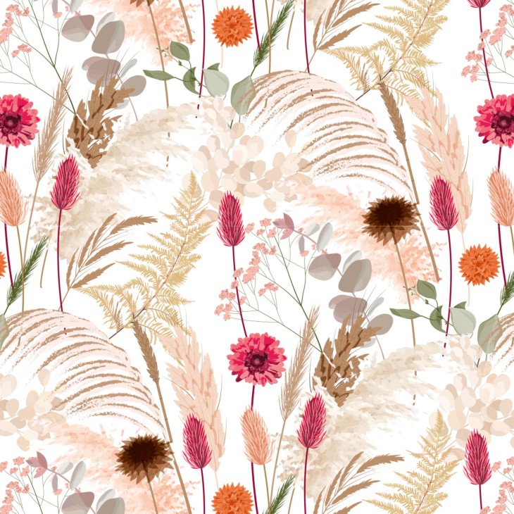 Hartie Origami set 60 Foi Dried Flowers Clairefontaine - imagine 13