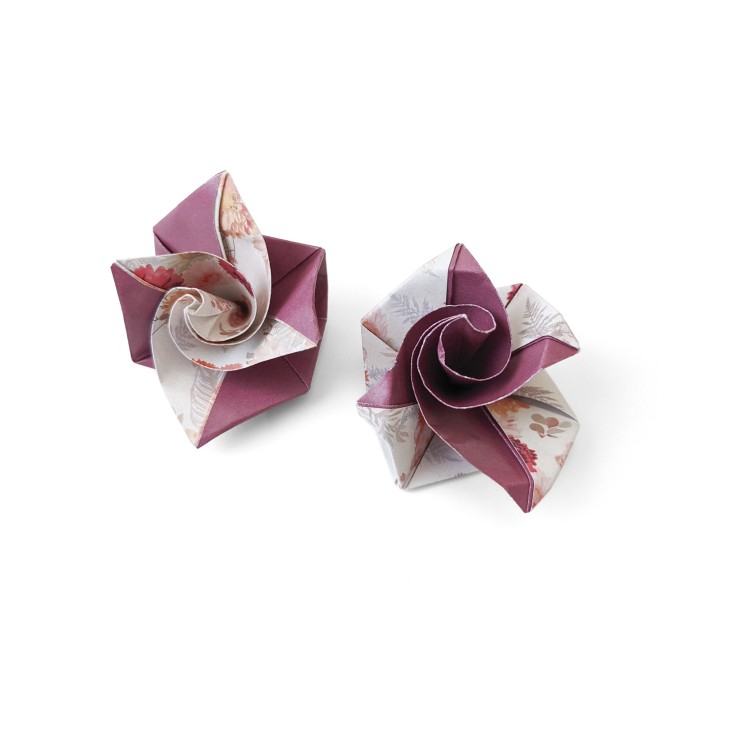 Hartie Origami set 60 Foi Dried Flowers Clairefontaine - imagine 3