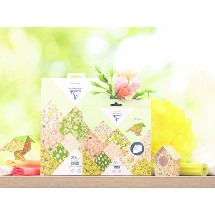 Hartie Origami set 60 Foi Spring Clairefontaine - imagine 5