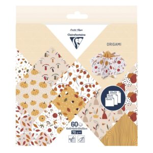 Hartie Origami set 60 Foi Autumn Clairefontaine