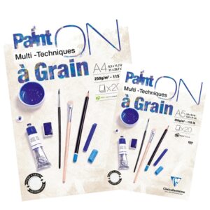 Bloc desen 250g/m 20 foi Paint'ON Clairefontaine