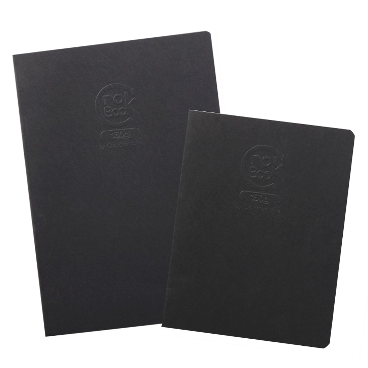 Carnet schite si desen 160g 20 foi Crook’Book Clairefontaine pentru școală, desen, pictură, hobby și proiecte creative.