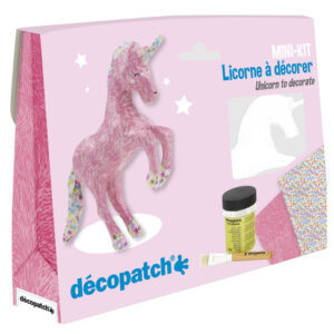 Mini Kit Unicorn de decorat Decopatch