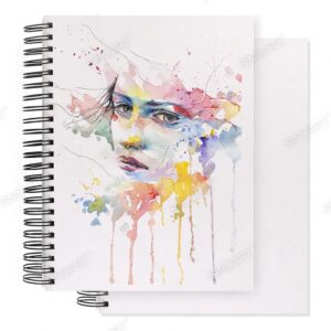 Sketchbook A5 120g 80 file spira cu Coperta din Panza SinoArt