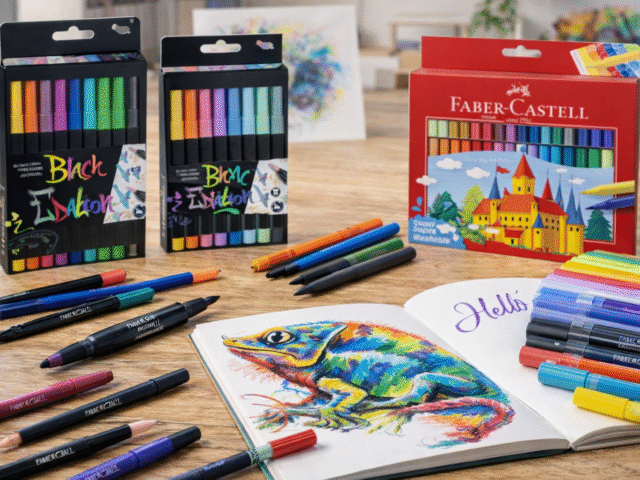 Carioci și markere pentru desen – culori intense pentru creativitate