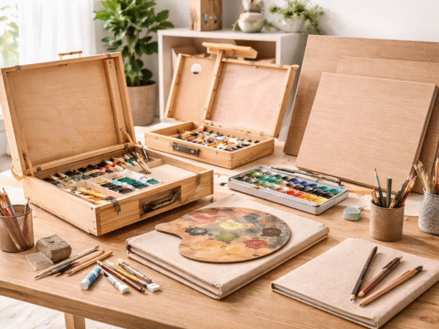 Casete și accesorii pentru pictură – organizare și protecție pentru materialele artistice