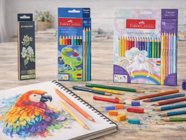 Creioane colorate pentru desen – instrumentul ideal pentru creativitate