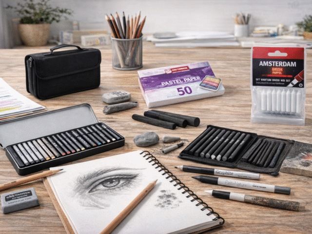 Creioane pentru grafică – instrumente esențiale pentru desen și ilustrație