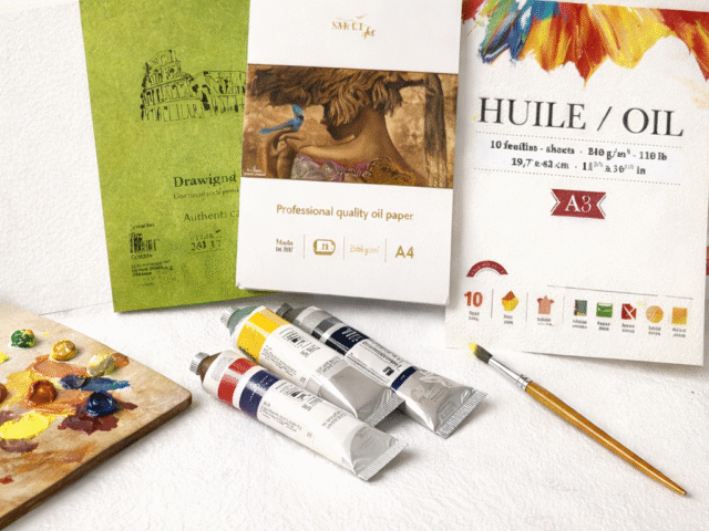 Hârtie pentru pictura în ulei – alternativa modernă la pânză