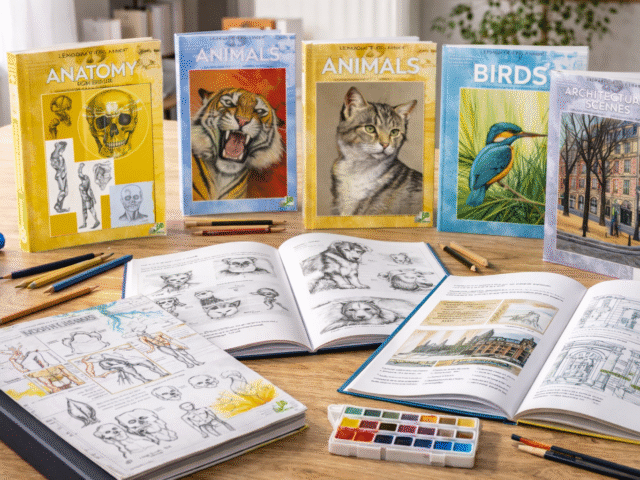 Manuale de desen și pictură – ghiduri esențiale pentru artiști și începători
