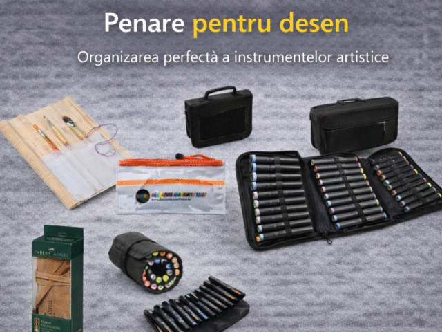 Penare pentru desen – organizarea perfectă a instrumentelor artistice