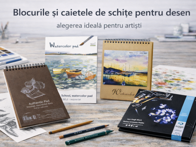 Blocuri și caiete de schițe pentru desen – alegerea ideală pentru artiști