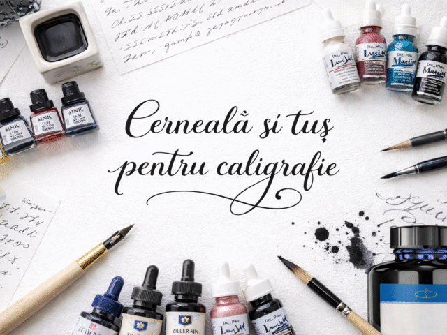 Cerneală și tuș pentru caligrafie – Ghid complet pentru alegerea produsului ideal