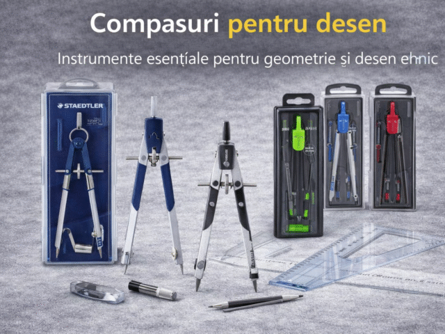 Compasuri pentru desen – instrumente esențiale pentru precizie în geometrie și desen tehnic