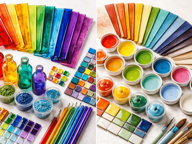 Culorile pe sticlă și ceramică: ghid complet pentru inspirație și design