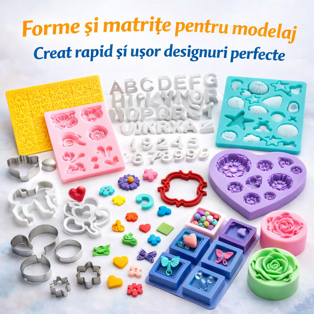 forme modelaj matrițe silicon modelaj forme pastă polimerică accesorii modelaj matrițe pentru bijuterii