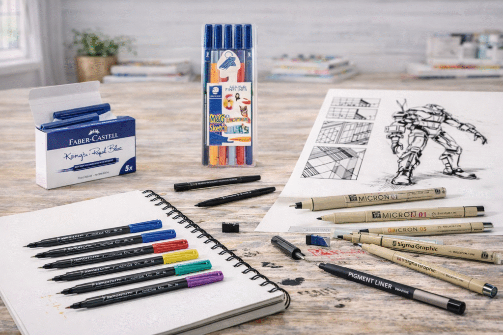 instrumente desen artistic