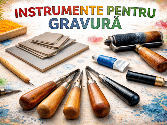 Instrumente pentru gravură – ghid complet pentru începători și artiști